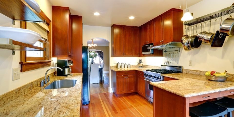 outdated kitchen archway old kitchen remodel