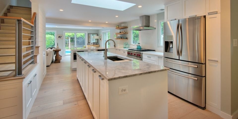 modern kitchen design with plenty of storage