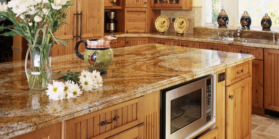 traditional style granite countertop kitchen design