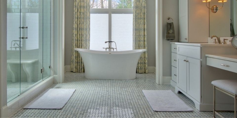 luxury tile bathroom renovation